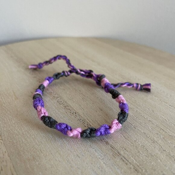 Handmade Jewelry - Legacy Bracelet, anklet, trendy, comfortable, tie, embroidery thread, woven, gif